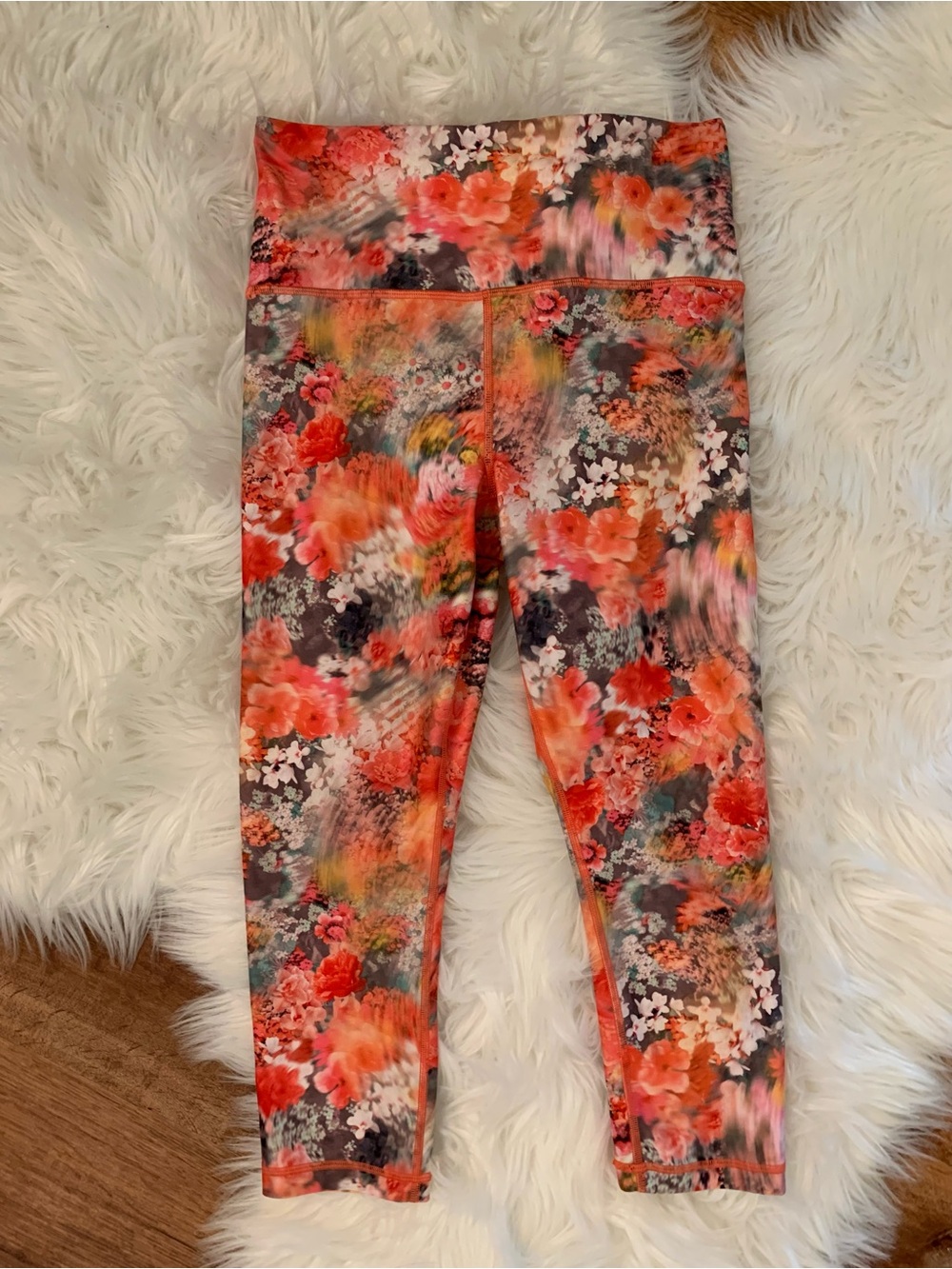 Athleta Women’s Elation Capri Size Small Renewed Spring Bloom Floral  #798644